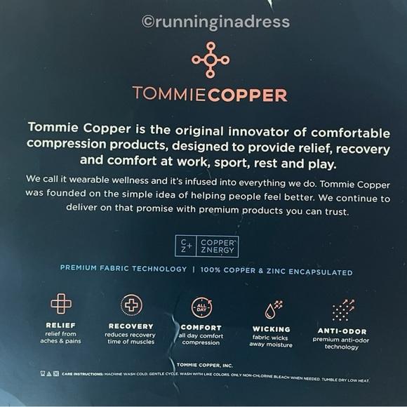 Tommie Copper 4 Pack Compression Over-the-Calf Socks with UltraGuard Size Large - Picture 6 of 6